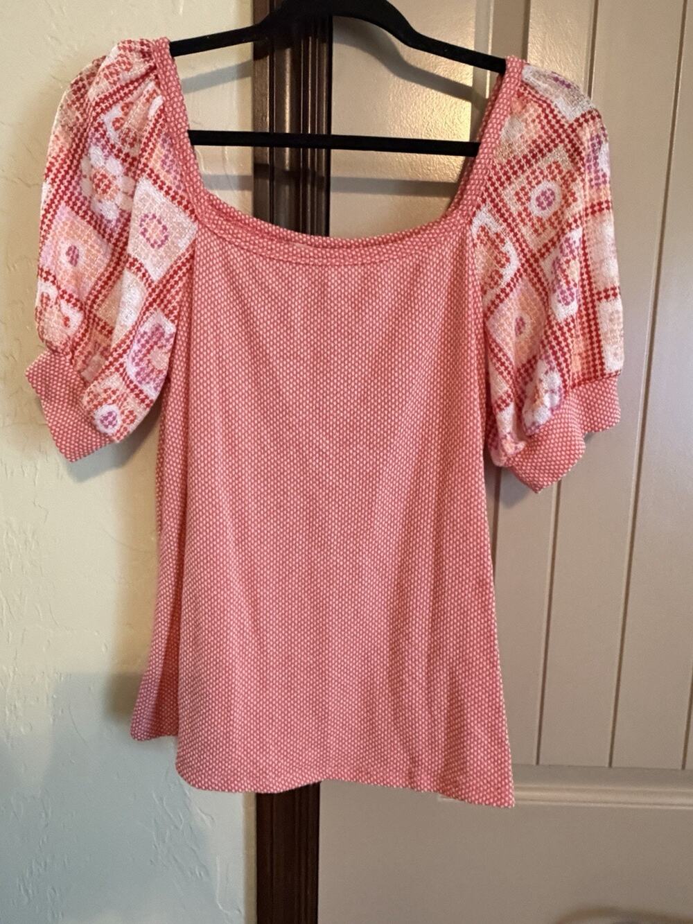 Haptics by Holly Harper Women's Orange Blouse Size S